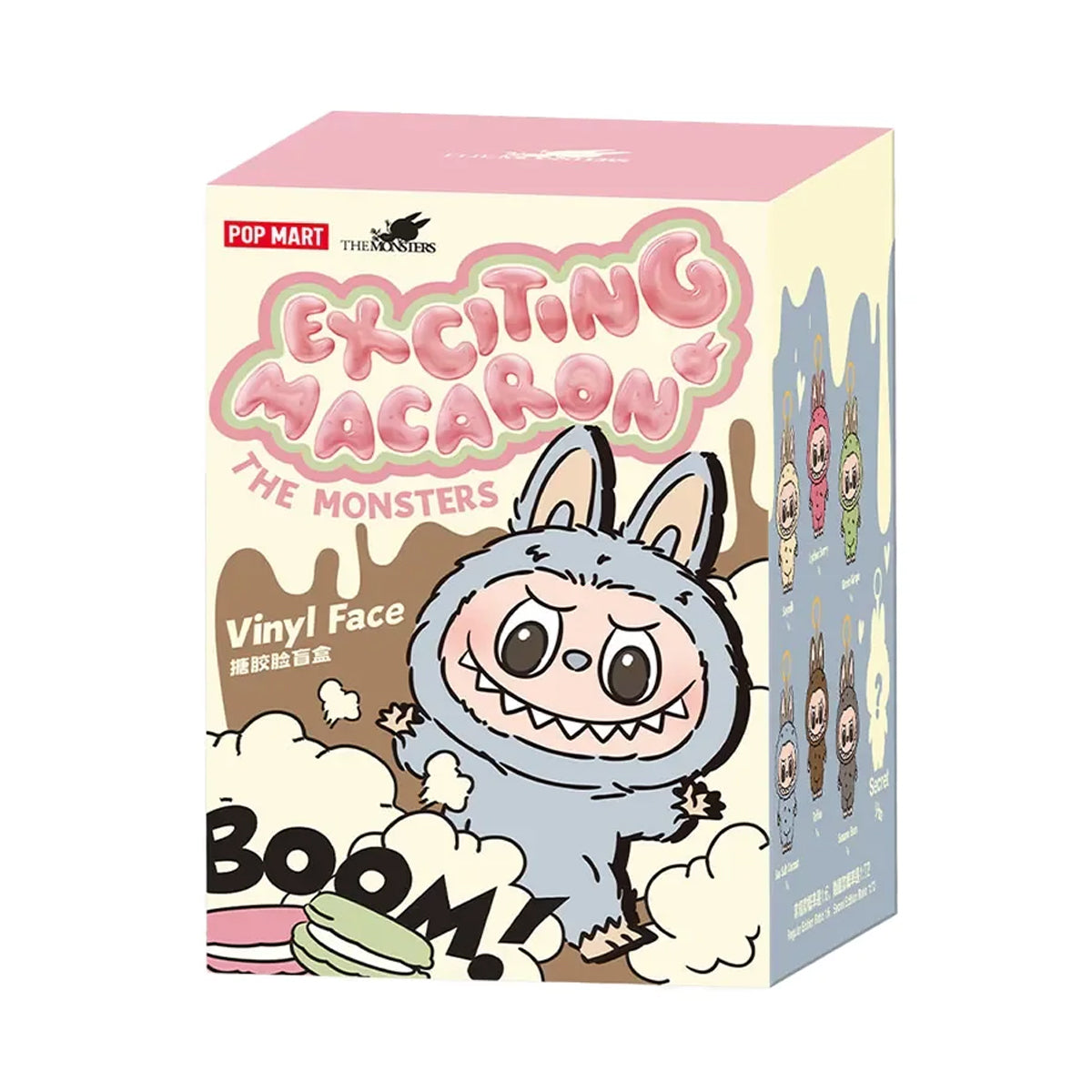POP MART Labubu The Monsters - Exciting Macarons Vinyl Face Blind Box
